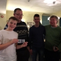 2nd = Father and Son teams - Chris and Ollie Howell (left) and Peter and Guy Batchelor