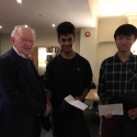 Asian Persuasion - Best Team Name Prize winners Ravi Haria and Akito Oyama